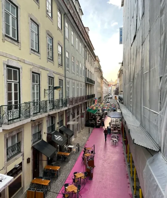 pink street